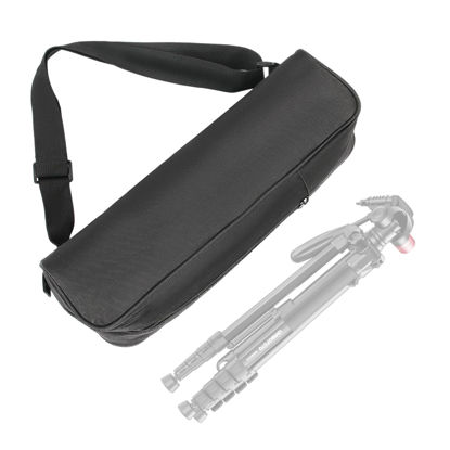 Picture of AKZYTUE Tripod Carrying Case - 15.75 in x 4.33 in x 4.72 in - 600D Oxford Tripod Carrying Case Bag with Strap for Light Stands, Boom Stand, Tripod