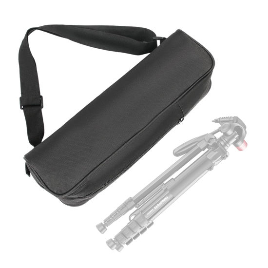 Picture of AKZYTUE Tripod Carrying Case - 15.75 in x 4.33 in x 4.72 in - 600D Oxford Tripod Carrying Case Bag with Strap for Light Stands, Boom Stand, Tripod