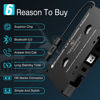 Picture of Car Cassette Audio Aux Adapter, Wireless Bluetooth 5.0 Cassette Receiver, Cassette to Aux Adapter Tape Player, for Listening to Mobile Music and Car Voice, Hands-Free Calling (Black)