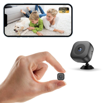 Picture of Zongbi Security Camera,4K WiFi Mini Wireless Camera,Real-Time Monitoring with App SD Card Storage Portable Surveillance Camera