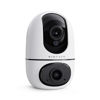 Picture of virtavo EggSentry Indoor Security Camera, Dual-Lens & Split View, 360° PTZ Baby Monitor & Pet Cam, Motion Tracking, 2-Way Audio, Night Vision, Cloud/SD Storage, Phone App, 2.4GHz WiFi
