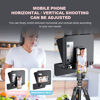 Picture of LENSGO TC7S Portable Teleprompter for Phone, Mini Teleprompter with Remote Control Compatible with iPhone & Android for Online Teaching Vlog Live Streaming Interview, Fold in One Sec