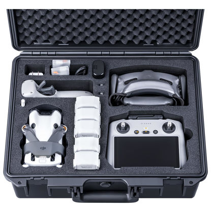Picture of Lykus Titan MM420 Waterproof Hard Case for DJI Mini 4 Pro/Mini 3 Pro, Goggles 3/2/Integra, RC Motion 3/2, DJI RC2/RC/RC-N2/N1 and Accessories [CASE ONLY]