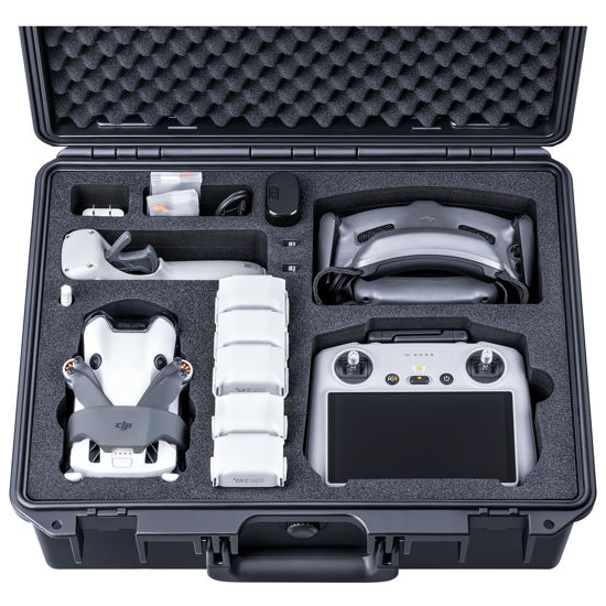 Picture of Lykus Titan MM420 Waterproof Hard Case for DJI Mini 4 Pro/Mini 3 Pro, Goggles 3/2/Integra, RC Motion 3/2, DJI RC2/RC/RC-N2/N1 and Accessories [CASE ONLY]
