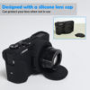Picture of Easy Hood Case for Canon Powershot G7 X Mark III Digital Camera, Soft Silicone Protective Cover with Button Marker Removable Lens Cover for Canon Powershot G7X Mark III DSLR Camera Black