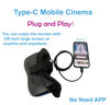 Picture of VISIONHMD Bigeyes H3 Pro USB-C Personal 3D Movie Cinema,Video Goggles with Type-C Input. Easy Connect to iPhone 15 Directly, Plug and Play, no Need APP. Built in Battery,Not VR HMD