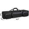 Picture of IBVIVIC Tripod Bag Heavy Duty Tripod Carrying Case With Padded Divider Light Stand Bag Dual Zipper Tripod Case For Tripods、Monopods, Speaker Stands, Gear, Mic Stand, Tent Pole