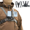Picture of SOH Adjustable Chest Strap Harness Mount, Phone Harness Strap Holder Clip, Video Recording Bike/Kayak/Fishing/Skateboard Hand Free POV/VLOG for Smartphones for DJI Action5 Pro/GoPro13 12 More Cameras