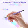 Picture of Stylus Pens for Touch Screens, Round Disk Tip Stylus Pen for iPad Compatible with/Tablet/Android/iPad/iPhone/iOS and All Capacitive Touch Screens (Corlorful-3pcs)