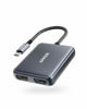 Picture of Anker USB C to Dual HDMI Adapter, Compact and Portable USB C Adapter, Supports 4K@60Hz and Dual 4K@30Hz, for MacBook/LenovoYoga/Thinkpad, XPS, and More [macOS only Support SST Mode]