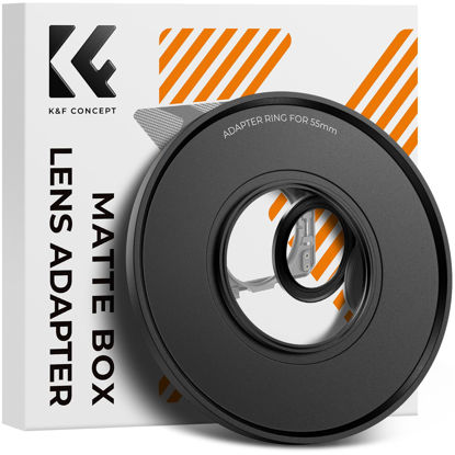 Picture of K&F Concept 55mm Matte Box Lens Adapter Ring Only for K&F Camera Matte Box