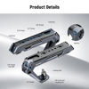 Picture of NEEWER All Metal Stylish Camera Top Handle with 3/8" Screw and Locating Pins, 1/4" &3/8" Threads, Cold Shoes, Anti Off Lock, Compatible with SmallRig Camera Cage Video Rig Stabilizer, CA078