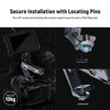 Picture of NEEWER All Metal Stylish Camera Top Handle with 3/8" Screw and Locating Pins, 1/4" &3/8" Threads, Cold Shoes, Anti Off Lock, Compatible with SmallRig Camera Cage Video Rig Stabilizer, CA078