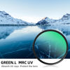 Picture of GREEN.L 82mm UV Filter, Premium MRC UV Protection Filter 82mm, Multi-Resistant Nano Coating/Ultra-Slim/HD Optical Glass/Scratch Resistant for Camera Lens