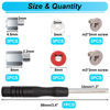 Picture of Bemaka M.2 SSD Mounting Screws Kit, M.2 Motherboard Standoffs and Screws, Motherboard Screws M.2 NVMe Screw with Magnetic Screwdriver, Used for Mainboard Repair of Laptop & Computers