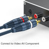 Picture of DteeDck RCA Splitter 1 Female to 2 Male 2 Pack, RCA Y Splitter RCA Audio Video Cable Splitter Adapter Dark Blue