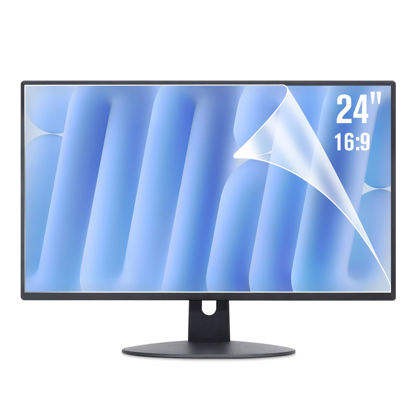 Picture of F FORITO 2-Pack 24 inch 16:9 Matte Anti Glare Computer Screen Cover, 24" Anti Glare Film Compatible with All 24" Dell /Sceptre /LG /SANSUI /PHILIPS /KOORUI /AOC Widescreen Monitors