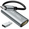 Picture of VIXLW Video Capture Card, USB3.0 HDMI to USB C Capture Card, 4K 1080P 60FPS, Video Recording Card for Gaming Live Streaming, for Windows/Mac OS System with USB C Adapter to Adjust PS4, Switch, Xbox