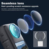 Picture of Vasgather Camera Protective Accessories Kit for Insta 360 X4 Include Lens Guards Silicone Protective Case/Screen Protective/Camera Case(with Buckle) /Front Behind Lens Guards