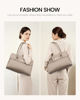 Picture of LOVEVOOK Laptop Bag for Women Work Tote 15.6 Inch Briefcase Messenger Bag Waterproof Business Office Professional Large Capacity Handbag Shoulder Bag,Apricot