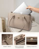 Picture of LOVEVOOK Laptop Bag for Women Work Tote 15.6 Inch Briefcase Messenger Bag Waterproof Business Office Professional Large Capacity Handbag Shoulder Bag,Apricot