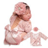 Picture of ForBaysy Infant Newborn Photography Props Girl Outfit Lace Romper with Cute Flower Headband Newborn Dress Posing Props