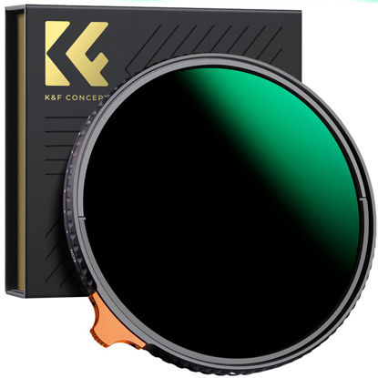 Picture of K&F Concept 55mm Variable ND Lens Filter ND3-ND1000 (1.5-10 Stops) Putter Adjustable HD Neutral Density Filter with 28 Multi-Layer Coatings for Camera Lens (Nano-X Series)