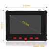 Picture of SGEF Wrist CCTV Tester, HD 5MP Portable Camera Tester 5MP AHD CVBS Tester UTC OSD Control 4.3 Inch TFT LCD Monitor Analog Video Test Cable Test PTZ Control 12V Power Output(6300A)
