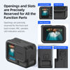 Picture of debous Hero13 Black Silicone Protective Case Bag Screen Protector for GoPro Hero 13 Black Hero13 Black,Glass Screen Protector Soft Rubber Cover (Black)