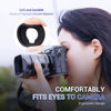 Picture of JJC EC-GFX Round Eyecup Eye Cup Eyepiece Viewfinder for Fuji Fujifilm X-T5 XT5 X-T4 XT4 X-T3 XT3 X-T2 XT2 X-T1 GFX100 II GFX100 GFX100S GFX50S II GFX 50S X-H2S X-H2 X-H1, Replaces Fuji EC-GFX Eyecup