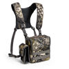 Picture of MOXULE Binocular Harness Chest Pack - Bino Case with Rangefinder Pouch and Waterproof Cover for Hunting Hiking Birdwatching Camo
