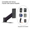 Picture of Gudwells Universal Outdoor Keypad Mounting Pedestal GooseNeck Post for Mighty Mule GTO Ghost Controls CO-Z gate Opener Wired Wirelss Keypad, Powder Coated