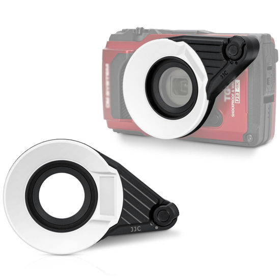 Picture of JJC Flash Diffuser for Olympus TG-7 TG-6 TG-5 TG-4 TG-3 TG-2 TG-1, Replace Olympus FD-1 Light Guide, Macro Flash Diffuser Light for Olympus Tough TG7 TG6 TG5 TG4 TG3 TG2 TG1