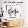 Picture of Tilt TV Wall Mount 55 inch for 24-60 inch TVs, Low Profile TV Mount Quick Release Safe Lock, Wall Mount TV Bracket, Max VESA 400x400mm, up to 99 lbs & 16 inch Studs，Fit Most 32+ 40+ 50+ TVs