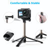 Picture of AKASO 60cm Selfie Stick Extendable Tripod Stand Compatible with AKASO, SJCAM, GoPro Hero 13/12/11/10/9/8/7/Max, DJI Osmo Action 5/4/3, and Other Action Cameras