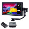 Picture of FEELWORLD S55 V3 6 inch Camera DSLR Field Monitor with F550 Battry 2200mAh and Case, Small Full HD 1920x1080 IPS LUT Video Peaking Focus Assist with 4K HDMI 8.4V DC Input Output Include Tilt Arm