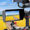 Picture of FEELWORLD S55 V3 6 inch Camera DSLR Field Monitor with F550 Battry 2200mAh and Case, Small Full HD 1920x1080 IPS LUT Video Peaking Focus Assist with 4K HDMI 8.4V DC Input Output Include Tilt Arm
