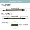 Picture of Gowjaw 3 Pack Adjustable Shoulder Strap:Comfortable for iPad Strap Nylon Neck Lanyard for iPad/Samsung Tablet Case,Camera Binocular Crossbody Laptop Luggage Bag(Army Green)
