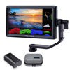Picture of FEELWORLD FW568 V3 6 inch DSLR Camera Field Monitor with F550 Battery 2200mAh and Carry Bag, Waveform LUTs Video Peaking Focus Assist 1920x1080 IPS 4K HDMI 8.4V DC Input Output