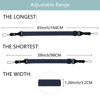 Picture of Gowjaw 3 Pack Adjustable Shoulder Strap:Comfortable for iPad Strap Nylon Neck Lanyard for iPad/Samsung Tablet Case,Camera Binocular Crossbody Laptop Luggage Bag(Royal Blue)