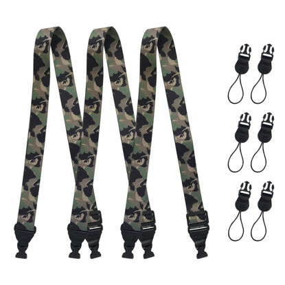 Picture of Gowjaw 3 Pack Adjustable Shoulder Strap:Comfortable for iPad Strap Nylon Neck Lanyard for iPad/Samsung Tablet Case,Camera Binocular Crossbody Laptop Luggage Bag(Camouflage Color)
