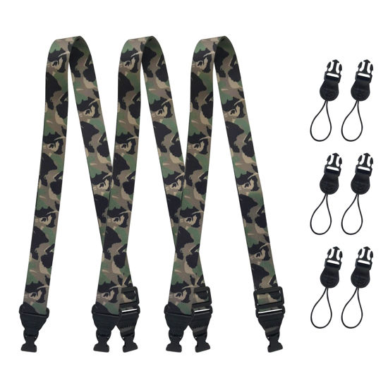 Picture of Gowjaw 3 Pack Adjustable Shoulder Strap:Comfortable for iPad Strap Nylon Neck Lanyard for iPad/Samsung Tablet Case,Camera Binocular Crossbody Laptop Luggage Bag(Camouflage Color)