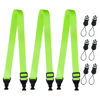 Picture of Gowjaw 3 Pack Adjustable Shoulder Strap:Comfortable for iPad Strap Nylon Neck Lanyard for iPad/Samsung Tablet Case,Camera Binocular Crossbody Laptop Luggage Bag(Fluorescent Green)