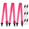 Picture of Gowjaw 3 Pack Adjustable Shoulder Strap:Comfortable for iPad Strap Nylon Neck Lanyard for iPad/Samsung Tablet Case,Camera Binocular Crossbody Laptop Luggage Bag(Pink)