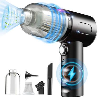 Picture of IFTHFOUR Compressed Air Duster-Vacuum Keyboard Cleaner-Air Blower 3-in-1-Electric Air Dusters-Replace Compressed Air Cans for PC,Computer Keyboard,Car Dusterpc Cleaning