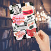 Picture of Clear Back Cover Insert for Kindle Paperwhite | Bookish Card Insert for E Reader | Cardstock Paper Insert for 11th generation 6.8" | Booktok Spicy Smut Sticker Case Insert | Smutty Romance Book Gifts