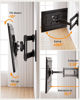 Picture of IWORKBOARD Full Motion TV Monitor Wall Mount Bracket for Most 13-32 Inch LED LCD Flat Curved Screen, 360° Rotation Swivel Tilt Extension，Adjustable Articulating Arms, Max VESA 100x100mm up to 33lbs