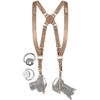 Picture of C Coiro Camera Harness for 2 Cameras - Dual Shoulder Leather Camera Strap - Double Camera Harness for DSLR/SLR, Camera Straps for Photographers of All Levels, Standard Straps/Color Beige