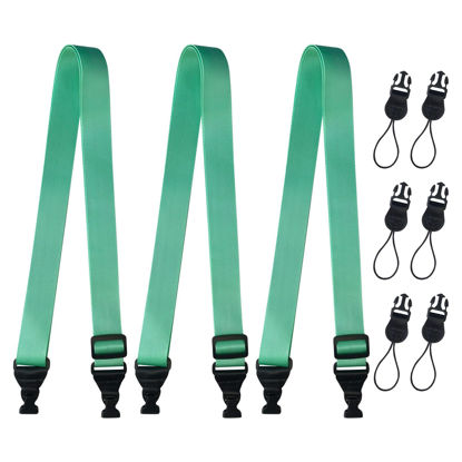 Picture of Gowjaw 3 Pack Adjustable Shoulder Strap:Comfortable for iPad Strap Nylon Neck Lanyard for iPad/Samsung Tablet Case,Camera Binocular Crossbody Laptop Luggage Bag(Mint Green)