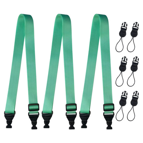 Picture of Gowjaw 3 Pack Adjustable Shoulder Strap:Comfortable for iPad Strap Nylon Neck Lanyard for iPad/Samsung Tablet Case,Camera Binocular Crossbody Laptop Luggage Bag(Mint Green)